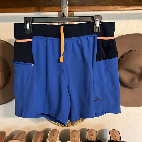 BROOKS RUNNING SHORTS - Picture 1 of 2